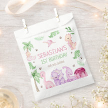 Dinosaur One-A-Saurus Meisje 1e Verjaardagsfeest