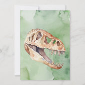 Dinosaur One-A-Saurus Party Dinosaur 1st Birthday Kaart (Achterkant)