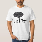 Dinosaur ontmoet Man T-shirt (Voorkant)
