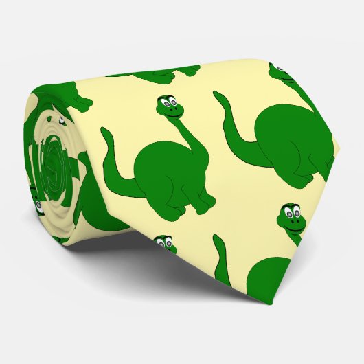 Dinosaur-ontwerp Stropdas (Opgerold)