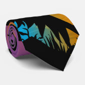 Dinosaur op Dawn Stropdas (Opgerold)