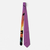 Dinosaur op Dawn Stropdas (Achterkant)