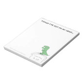 Dinosaur op mijn hoofd! Notitieblok (Linkerzijde)