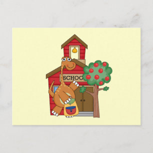 Dinosaur op School t-shirts en cadeautjes Briefkaart