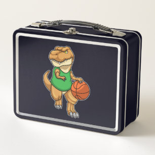 Dinosaur op sport met Basketball