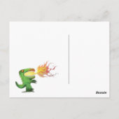 Dinosaur or Dragon beroemd gemaakt door Little T & Briefkaart (Achterkant)