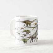 Dinosaur Pageant Mok Paleoart door Gregory Paul (Voorkant links)