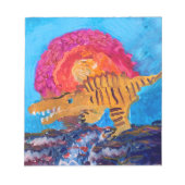 Dinosaur Painting Notitieblok (Voorkant)