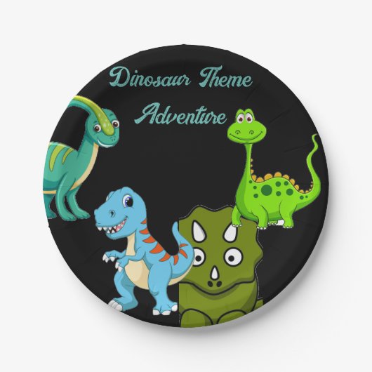 Dinosaur Paper Bord (Voorkant)