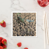 Dinosaur Paper Napkins Michael Servet (Insitu)