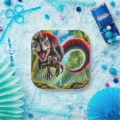 Dinosaur Papieren Bordje (Feest)