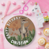 Dinosaur Papieren Bordje (Feest)