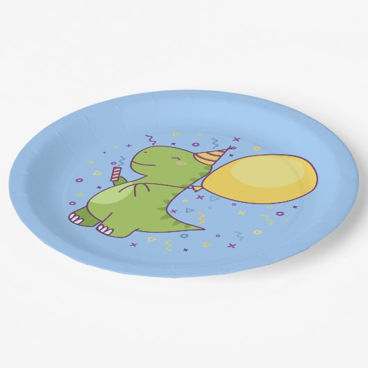 Dinosaur Papieren Bordje (Gekanteld)