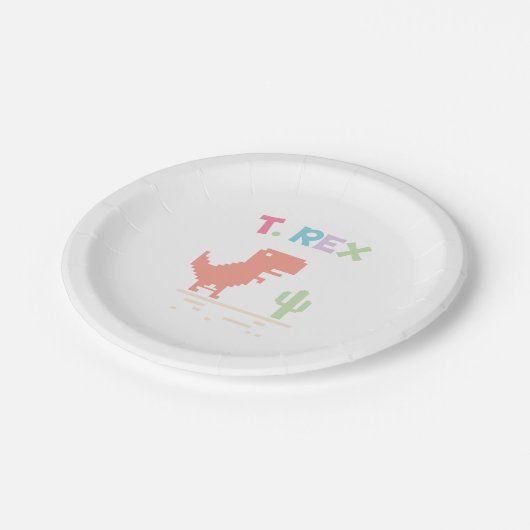 Dinosaur Papieren Bordje (Gekanteld)