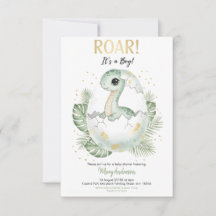 Dinosaur park Baby Shower feest jongen meisje Brul