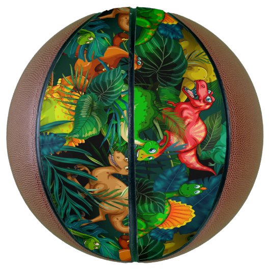 Dinosaur Park Basketbal (Verticaal)