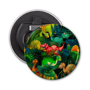 Dinosaur Park Button Flesopener