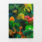 Dinosaur Park Drieluik Kaart (Cover)