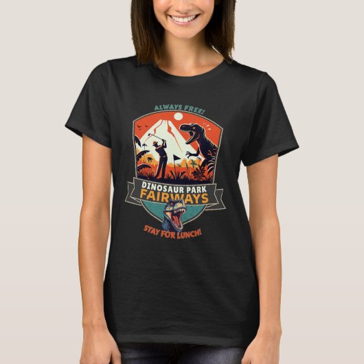 Dinosaur Park Fairways  T-shirt (Voorkant)
