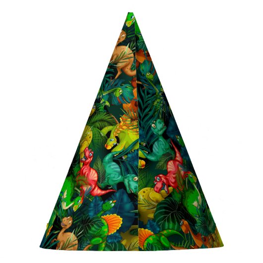 Dinosaur Park Feesthoedjes (Achterkant)