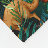 Dinosaur Park Fleece Deken (Hoek)