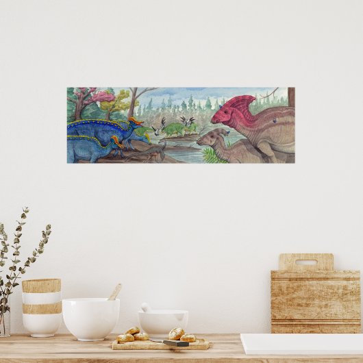 Dinosaur Park Formation Print (Keuken)