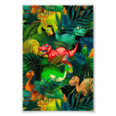 Dinosaur Park Foto Afdruk (Voorkant)