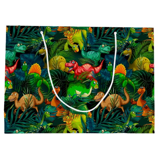 Dinosaur Park Groot Cadeauzakje (Achterkant)