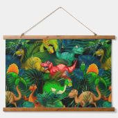 Dinosaur Park Hangend Wandkleed (Voorkant 2)