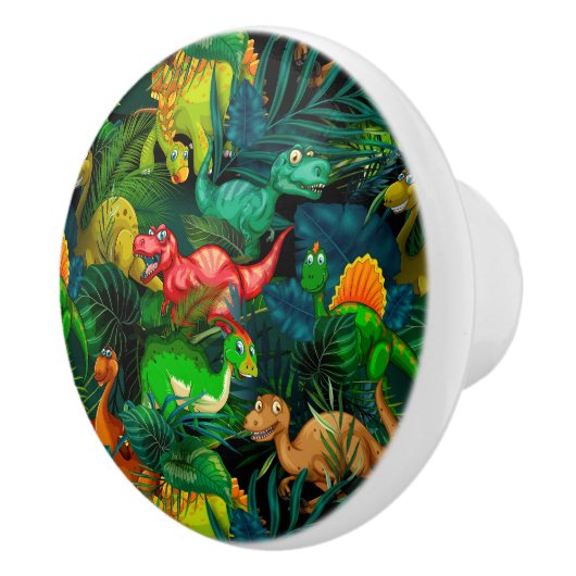 Dinosaur Park Keramische Knop (Rechts)