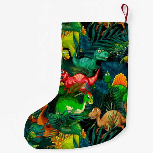 Dinosaur Park Kleine Kerstsok (Achterkant)