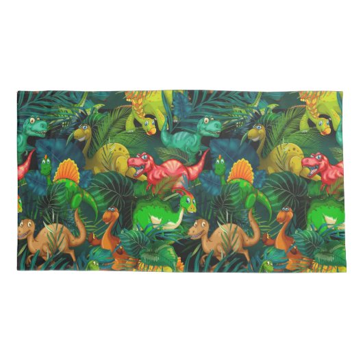 Dinosaur Park Kussensloop (Achterkant)