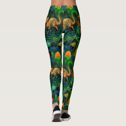 Dinosaur Park Leggings (Achterkant)