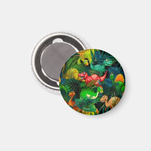 Dinosaur Park Magneet (Voorkant / Achterkant)