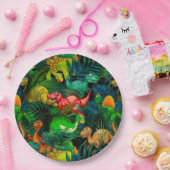 Dinosaur Park Papieren Bordje (Feest)