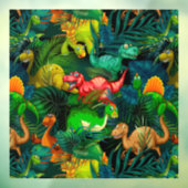 Dinosaur Park Raamsticker (Vel 3)