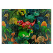 Dinosaur Park Snijplank (Voorkant)