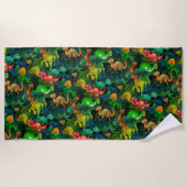 Dinosaur Park Strandlaken (Voorkant)