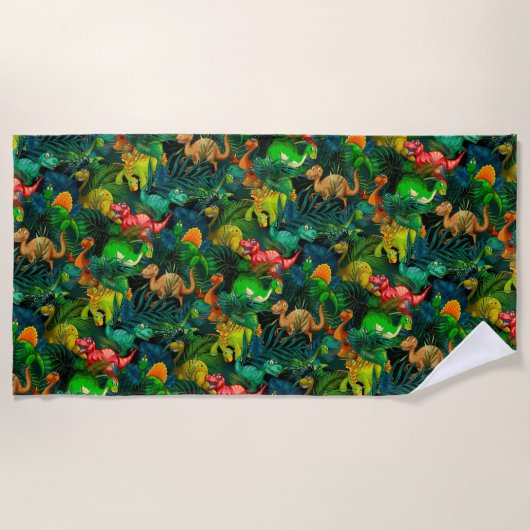 Dinosaur Park Strandlaken (Voorkant)