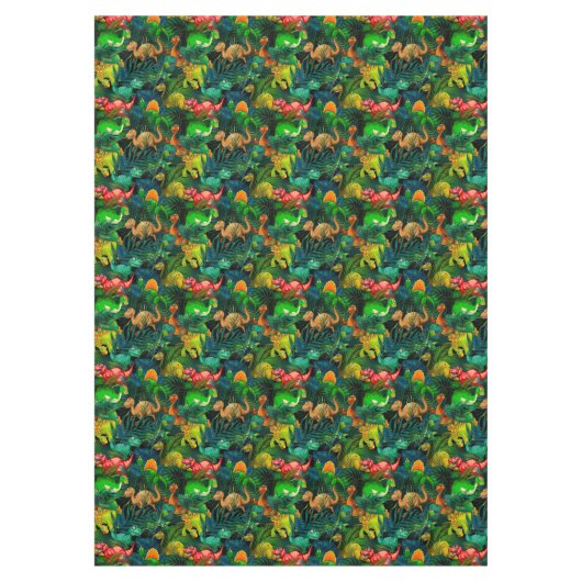 Dinosaur Park Tafelkleed (Voorkant)