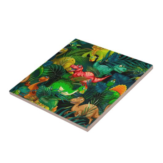 Dinosaur Park Tegeltje (Zijkant)