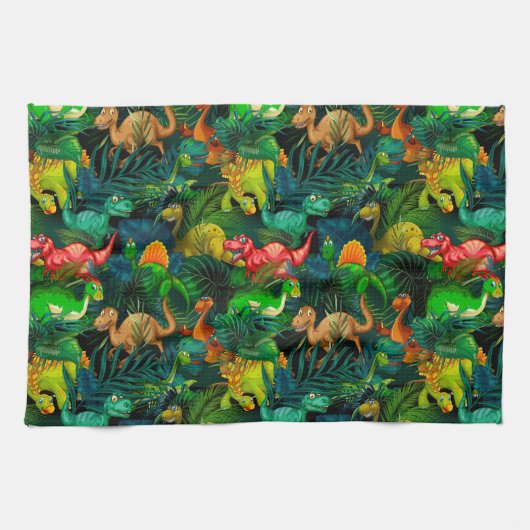 Dinosaur Park Theedoek (Horizontaal)