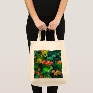 Dinosaur Park Tote Bag
