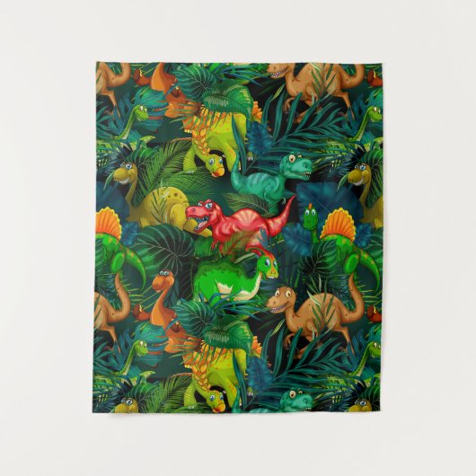 Dinosaur Park Wandkleed (Voorkant)