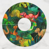 Dinosaur Park Wijnglaslabel (Voorkant)