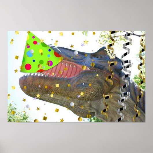 Dinosaur Party Animal Poster (Voorkant)