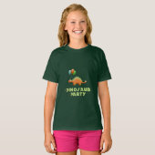Dinosaur Party Balloons Art T-Shirt (Voorkant volledig)