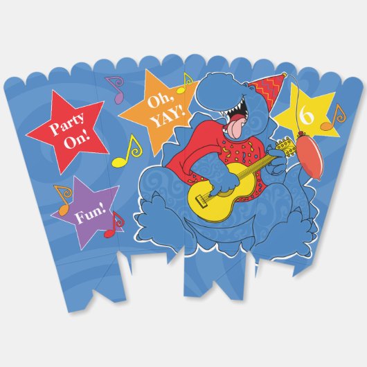 Dinosaur Party Bedankdoosjes (Ongevouwen)