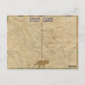 Dinosaur Party Bedankt Briefkaart (Achterkant)