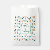 Dinosaur Party Favor Bags Bedankzakje (Voorkant)